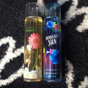 2 Bath and Body Works fine fragrance mist